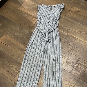 Black and grey striped jumper